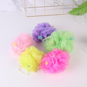 Factory direct sales of soft, large, colorful bath sponges, suitable for scrubbing and rubbing backs. - Product Image 3
