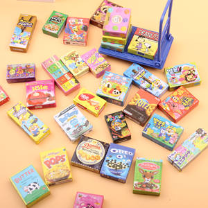 Mini Paquete de accesorios de resina DIY, tienda de conveniencia de aperitivos simulados para casa de muñecas, funda de teléfono basura, decoraciones con pinzas para el pelo - Product Image 1