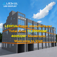 Panneau LED intérieur P1.9 1.9mm 7680Hz 22 bits, mur LED de production virtuelle VFX, studio XR AR, écran LED de réalité virtuelle pour studio TV