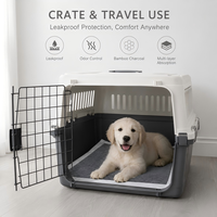 Tapis d'apprentissage pour chiens en charbon de bambou PE jetables, ultra absorbants, anti-odeurs, anti-fuites, écologiques, directement de l'usine