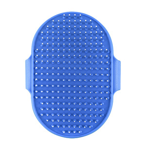 Brosse de toilettage pour animaux Meianju, forme arc en TPR, aiguilles en acier avec points de protection en HTPe pour chiens à poils courts - Product Image 5