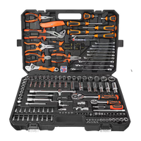 Vde alta calidad 160 piezas 1/4 "3/8" 1/2 "DR Socket Set Box Case Combo Juego de herramientas mecánicas