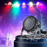 Projecteur PAR 18 LED 10W 4-en-1 RGBW pour éclairage de scène extérieure et spectacles scéniques, étanche IP67