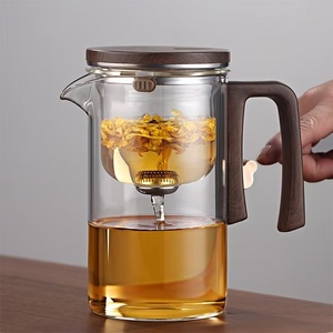 <span class=keywords><strong>Théière</strong></span> élégante en plastique au design classique avec aspiration magnétique séparation de l'eau du thé <span class=keywords><strong>et</strong></span> filtre en verre ensemble de <span class=keywords><strong>théière</strong></span> domestique - Product Image 1