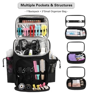 Elegante salone e borsa cosmetica da viaggio Organizer professionale per parrucchieri, borsa da spalla/Messenger/portatile per <span class=keywords><strong>stilisti</strong></span> - Product Image 4