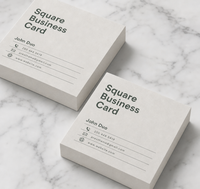 Cartes en papier blanc de luxe personnalisées pour la marque de bijoux, design artisanal, intemporel et minimaliste, carte d'insertion avec marquage personnalisé