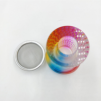 Lvhe – accessoires de chicha en verre de couleur arc-en-ciel, tête de narguilé, vente en gros, en Stock
