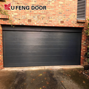 Portes <span class=keywords><strong>de</strong></span> <span class=keywords><strong>garage</strong></span> pliantes modernes en acier noir, isolation thermique, fonctionnement électrique ou manuel, protection des doigts, solution complète - Product Image 5