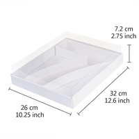 Caja de papel para cupcakes de Chocolate dulce, regalo de cumpleaños, cartón rellenable con diseño en forma de letra numérica para embalaje de golosinas