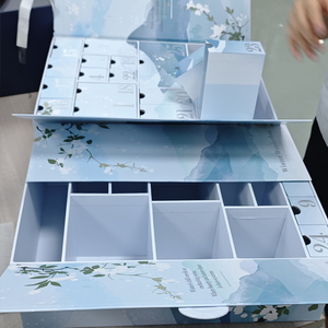 Biểu Tượng Tùy Chỉnh In Ấn Bán Buôn Rỗng Vẻ Đẹp Bao Bì Quà Tặng 25 Ngày Trang Điểm Advent Lịch Hộp Bao Bì Mỹ Phẩm - Product Image 3