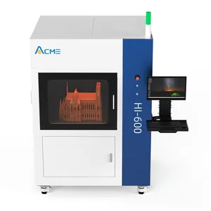 3D ACME HI-600大型スマート産業用プロフェッショナル3DワックスプリンターUVプリンター樹脂SLA 3Dプリンタービッグラージサイズ
