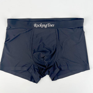 Ehanking <strong>Men's</strong> Luxury Ice Silk Satin Boxer <strong>Briefs</strong> Classic Rise Smooth Cool Solid Breathable Woven Anti-Bacterial Quick Dry - Product Image 1