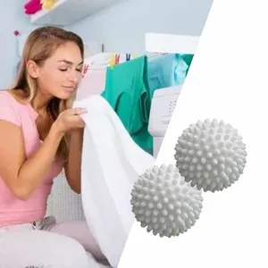 Anti statik çamaşır fırçalama topları arapsaçı içermeyen çamaşır makinesi plastik çamaşır kurutma topu