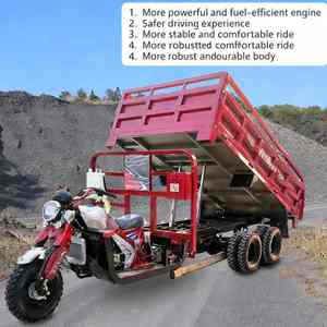 Motocicleta <span class=keywords><strong>de</strong></span> Gasolina Eficiente <span class=keywords><strong>de</strong></span> 200cc con Sidecar, Triciclo Motorizado <span class=keywords><strong>de</strong></span> Carrocería Abierta, Transporte Rural Semiurbano, Alta Capacidad <span class=keywords><strong>de</strong></span> Carga - Product Image 4