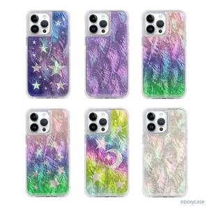 Funda para Teléfono Móvil con Resina Epoxi y Concha de Vieira, la Más Vendida de Fábrica, para iPhone 16 15 Pro Max - Product Image 5