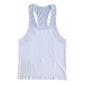 Custom <b>Men's</b> Gym Singlets Quick Dry XL Size Casual Solid Color <b>Stringer</b> <b>Vest</b> Breathable Knitted 100% Cotton Tank Top Wholesale - Product Image 1