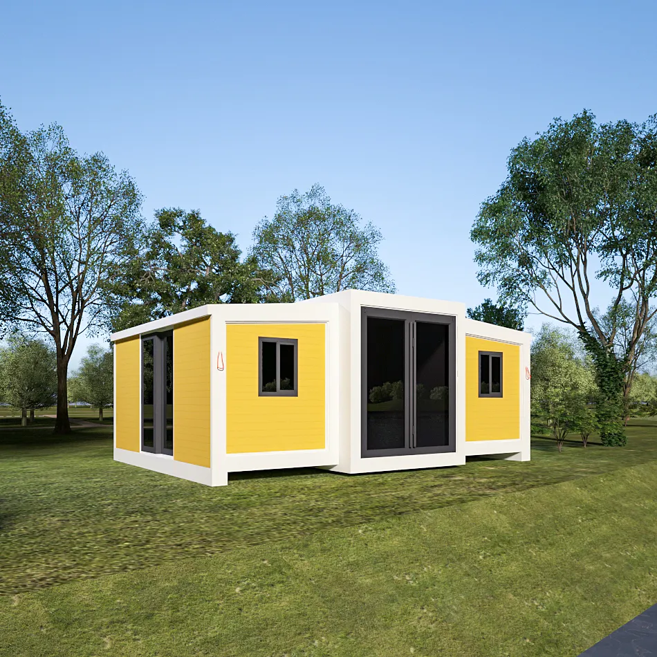 Insulation expandable container house america prefab house luxurious foldable 3 bedroom container home cheap