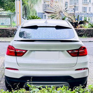 Bmw X4 F26 2014-2018 Blade Style <b>Rear</b> <b>Spoiler</b> Piano Black Carbon Fiber Texture Abs Material Trunk Wing Modification Part - Product Image 1