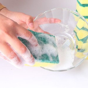 Dishwashing Sponge Rectangle Kitchen Cleaning Pad For Tableware - Product Image 3