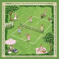 Tapis de Mahjong Orange Ram Sheep, motif floral vintage pivoine marguerite, bordure ornée bleu foncé, antidérapant, pour table de jeu de la faune