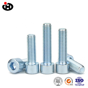 Lớp <span class=keywords><strong>8.8</strong></span> cường độ cao màu xanh trắng kẽm <span class=keywords><strong>din912</strong></span> hình lục giác ổ cắm vít cup đầu hình lục giác ổ cắm vít - Product Image 5