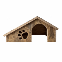 LEECORK Lit pour chat en liège, style classique minimaliste, résistant à l'humidité, pour intérieur/extérieur, villa de luxe pour plusieurs chats
