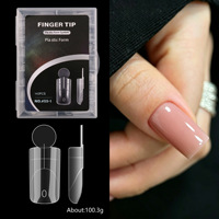 140PCS Moldes de Uñas Duales para Manicura Francesa Rápida, con Formas Interiores de Arco, Ovaladas, Cuadradas y Ataúd, Acabado Mate, Herramientas DIY para Arte de Uñas