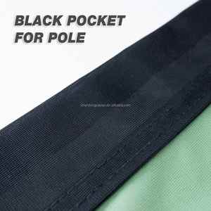 Drapeau de plage publicitaire personnalisé en polyester imprimé pour restaurants et entreprises - Product Image 3