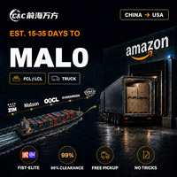MAL0, los 10 Mejores Transitarios de FBA con Seguimiento Automatizado y Equipo VIP, DDP LCL+Transporte Terrestre de China a Estados Unidos