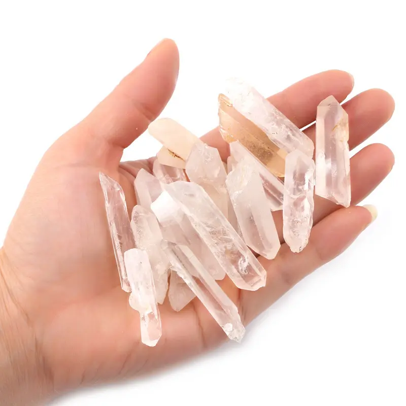 Wholesale Natural Clear Quartz for Jewelry Making Healing Bulk Clear Quartz Crystal Stone