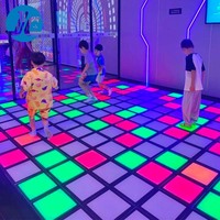 Plancher de danse LED programmable sensible à la pression, étanche IP67, pour intérieur, activé par des jeux DMX, taille personnalisable