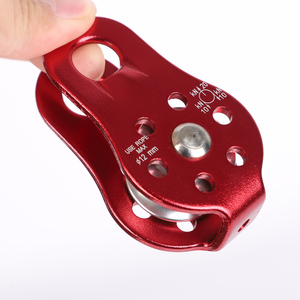 Ròng rọc nhôm đơn nhỏ cho leo núi đá ngoài trời độ cao đi qua thiết bị kéo cố định ròng rọc Sản phẩm bảo vệ mùa thu - Product Image 5