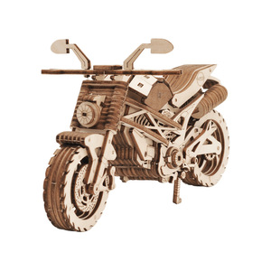 <span class=keywords><strong>Puzzle</strong></span> 3D en <span class=keywords><strong>bois</strong></span> de <span class=keywords><strong>moto</strong></span> tout-terrain à monter soi-même - Kit de modèle prêt à assembler pour enfants, jouet éducatif et pièce d'exposition décorative - Product Image 2
