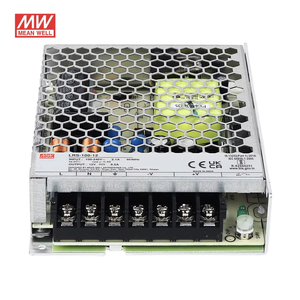 Fuente de Alimentación Compacta de Metal MeanWell 12V 8.5A 102W SMPS LRS 100 12 para Paneles de Control Industrial, Tiras LED y Uso CNC - Product Image 4