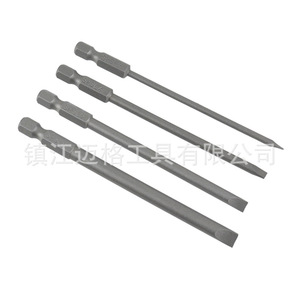 Flathead <b>Screwdriver</b> <b>Bits</b> <b>Set</b> 4pc 100mm 6pc 50mm S2 Alloy Steel Industrial Grade - Product Image 2