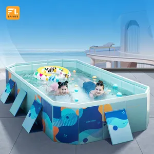 Piscine gonflable familiale hors sol extérieur arrière-cour Portable Top Ring Blow Up Piscines pour enfants et adultes