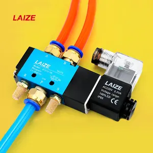 4V210-08 DC24V électrovanne pneumatique à air pilote vanne de commande