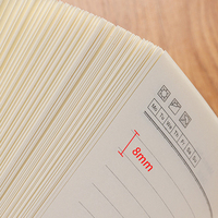 Cuaderno de cubierta de cuero PU diario A4 páginas interiores forradas gruesas de tapa blanda con logotipo en relieve personalizado gran oferta