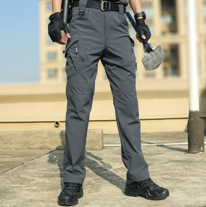 <span class=keywords><strong>Pantalon</strong></span> cargo pour homme, style tactique, multi-poches, <span class=keywords><strong>pantalon</strong></span> de travail, coupe droite, utilitaire, <span class=keywords><strong>randonnée</strong></span> en plein air, streetwear, <span class=keywords><strong>beige</strong></span> - Product Image 3