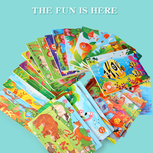 Popolare Puzzle in Legno 3D con Animali Cartoon, <span class=keywords><strong>Gioco</strong></span> Educativo per Bambini, Giocattoli in Legno per lo Sviluppo Cognitivo - Product Image 5