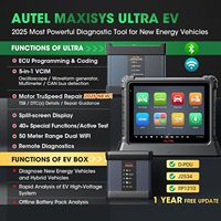 Autel MaxiSys Ultra EV Scanner MS909EV Diag Kit 5-in-1 VCMI ECU Programming Autel MaxiSYS Scanner Alat Diagnostik Cerdas