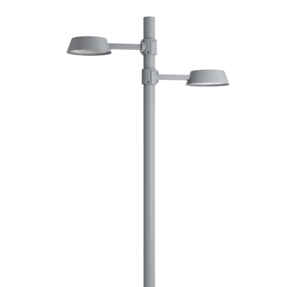 Aluminium 300W 50W 70W 90W Pole LED Garden Landscape Outdoor Park Post Top Light 5-Year Warranty IP65 CRI>70 Dimmable 2700-6500K