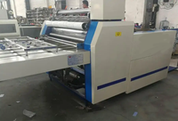 Feuille semi-automatique pour rouler les annonces stratifiées fabricant de papier grand dépliant forte résistance à la déchirure plastifieuse machine à plastifier pour affiche