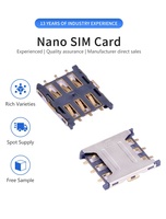 SMD SMT Push-Pull-Typ Kartenschlitz-Adapter Nano-SIM-Anschluss