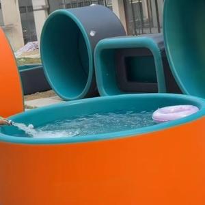 <span class=keywords><strong>Piscine</strong></span> gonflable en PVC durable avec technologie Drop-Stitch, épaissie, à double valves de vidange, pour usage extérieur - Product Image 1