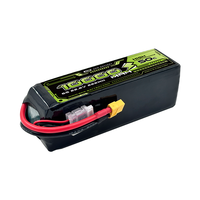 Batterie rechargeable personnalisable GPR Power 6S 8S 12S 10000mAh 12000mAh 40C à décharge élevée pour drone FPV UAV et hélicoptère