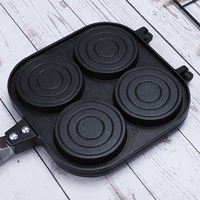 Roue Gâteau Poêle Poêle À Frire Maison Antiadhésive Machine Gâteau Cuisine Équipement Type Gaz Gâteau Moule Gaufrier Pan