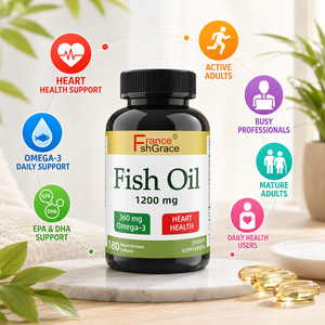 Fabricante de Suplementos de Aceite de Pescado Nutracéutico Shecome para Hombres y Mujeres, Apoyo a la Salud Celular y Metabólica, Cápsulas Blandas de Aceite de Pescado - Product Image 2