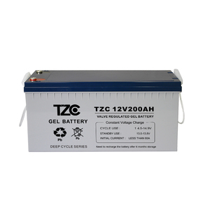 TZC Solar Deep Cycle Gel Battery 12v 100ah 150ah 200ah Lead Acid Battery With Long Lifespan - Product Image 2