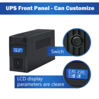 Alimentation sans interruption (ASI) à onde sinusoïdale simulée Tower Line Interactive 1000VA 12V avec écran LCD pour routeur et usage domestique